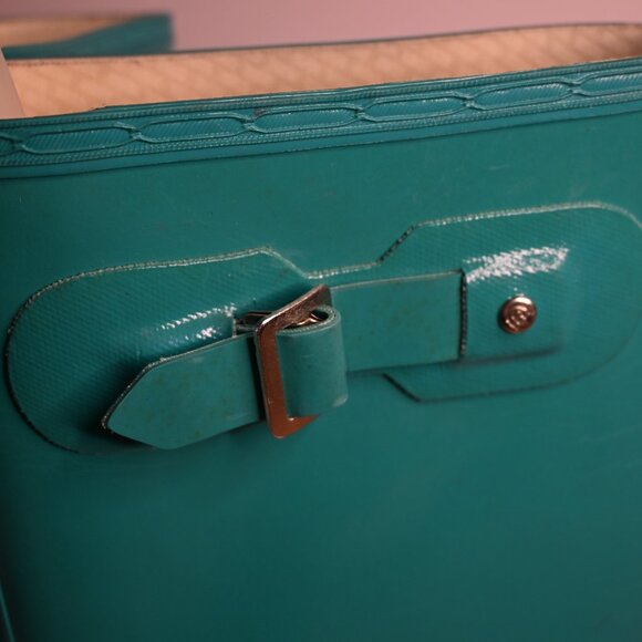 Hunter Original Tall Rain Boots in Turquoise - Picture 7 of 8